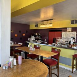 The Naked Egg Cafe - Interior at entrance.