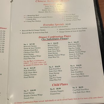 China Inn - Menu - Chinese Near Me - Tulare, California