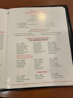 Menu photo 5 China Inn Tulare, CA