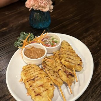 Thai Station Restaurant - 2. Chicken Satay - Thai Near Me - Indianapolis, Indiana Thai Station Restaurant - 2. Chicken Satay - Thai Near Me - Indianapolis, Indiana