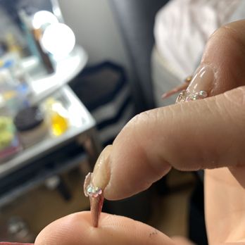 Chic Nails & Lashes - Lifting after 6 days. Not to mention most my gems fell off within 6 days after going back 2x for them to fix it and my wedding is today... - Nail Salons Near Me - Los Angeles, California Chic Nails & Lashes - Lifting after 6 days. Not to mention most my gems fell off within 6 days after going back 2x for them to fix it and my wedding is today... - Nail Salons Near Me - Los Angeles, California