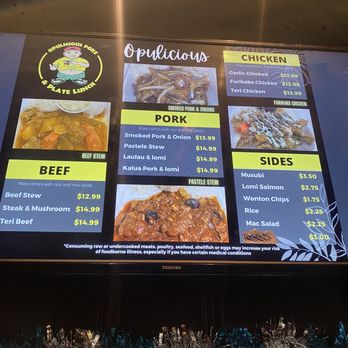Da Hale - Menu - Poke Near Me - Las Vegas, Nevada