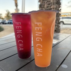 Feng Cha El Paso - Bursting Dragonfruit Tea and Overflowing Grapefruit Tea