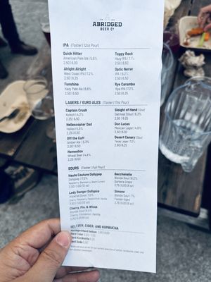 Abridged Beer Company by null