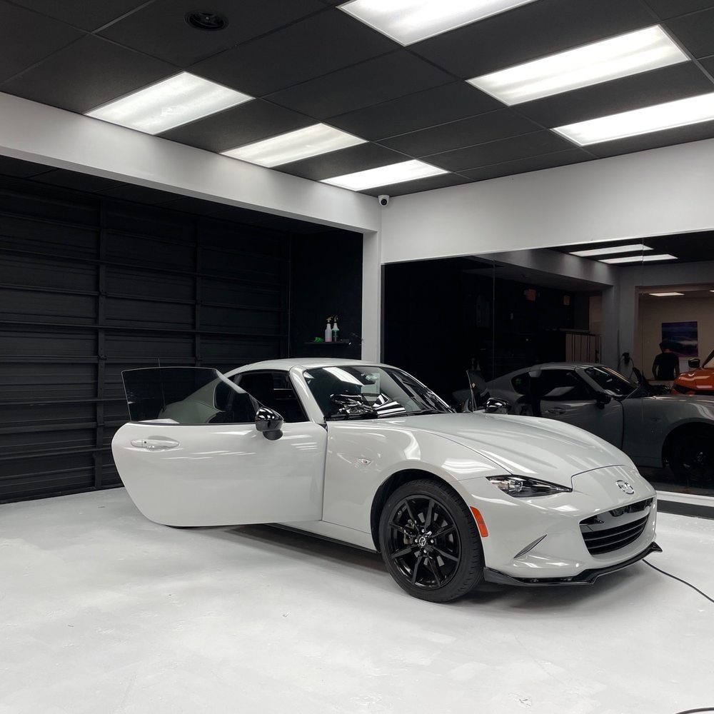 My Mazda Miata being tinted