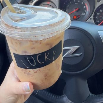 Lucky Shots - Spanish Oat milk Latte - Coffee & Tea Near Me - Los Angeles, California Lucky Shots - Spanish Oat milk Latte - Coffee & Tea Near Me - Los Angeles, California