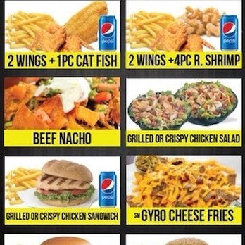 Wings & Things - a menu for a fast food restaurant - Chicken Wings Near Me - O'Fallon, Illinois Wings & Things - a menu for a fast food restaurant - Chicken Wings Near Me - O'Fallon, Illinois