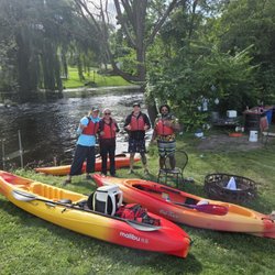 Bark river paddling