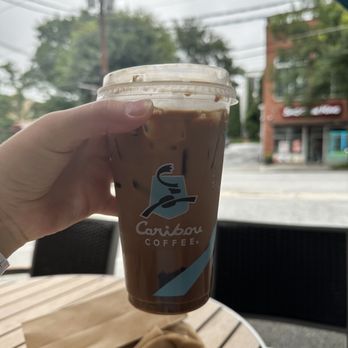 Caribou Coffee - Iced Turtle Mocha (No Dairy) - Coffee & Tea Near Me - Atlanta, Georgia Caribou Coffee - Iced Turtle Mocha (No Dairy) - Coffee & Tea Near Me - Atlanta, Georgia