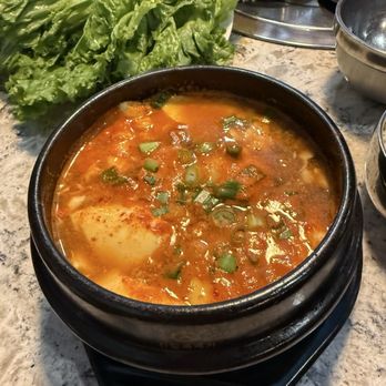 Blazin K-BBQ - Soft Tofu Soup - Soonduboo...I ordered the combo which came with a choice of bulgogi, spicy pork or grilled mackerel. - Korean Near Me - Monroe, Washington Blazin K-BBQ - Soft Tofu Soup - Soonduboo...I ordered the combo which came with a choice of bulgogi, spicy pork or grilled mackerel. - Korean Near Me - Monroe, Washington