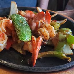 Shrimp fajitas Shrimp fajitas