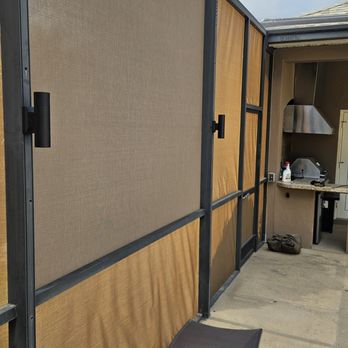Veterans Rescreening Services - New Special Private Screen Installed, No wrinkles or gaps - Patio Coverings Near Me Veterans Rescreening Services - New Special Private Screen Installed, No wrinkles or gaps - Patio Coverings Near Me