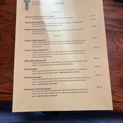 Holden Green - Menu
