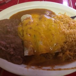 La Charreada Mexican Restaurant - Chicken enchiladas plate
