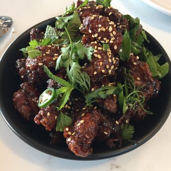 Hundred Proof - Chicken Oysters - sauce was not good - San Diego, CA