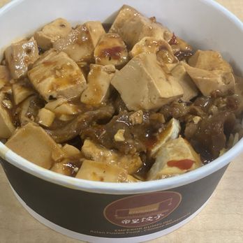 Emperor Dumpling - Ma Po Tofu with beef Over Rice - Chinese Near Me - New York, New York Emperor Dumpling - Ma Po Tofu with beef Over Rice - Chinese Near Me - New York, New York