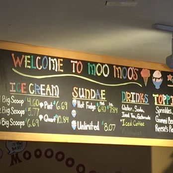 Moo Moo's Creamery - Menu - Ice Cream & Frozen Yogurt Near Me - Cold Spring, New York