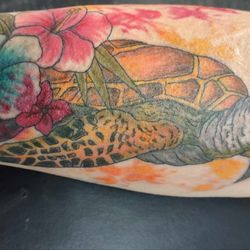 G's Tattoos & Smoke Shop - Sea turtle tattoo by Kennon