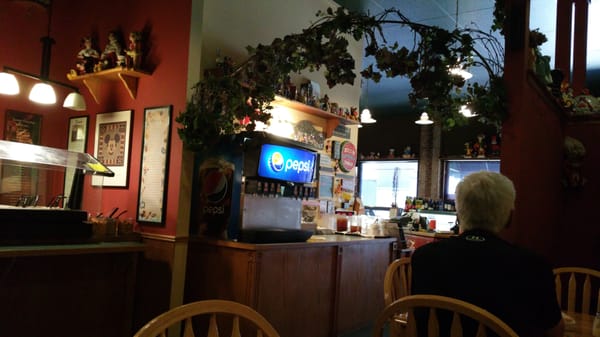 Photo of Hometown Pizza - Oroville, WA, US. Just the lobby