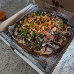 Shawarma pizza