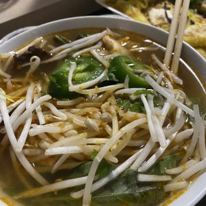 Photo of Golden Era Vegan Restaurant - San Francisco, CA, United States. Yummm 17. Spicy Noodle Soup (GFO)