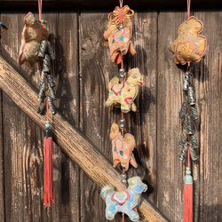 Livia Hotel - Cute ornaments hanging on the entrance door (Nov 2019)