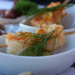 Restaurant Parkschlösschen - Garnelen mit Avocadocreme