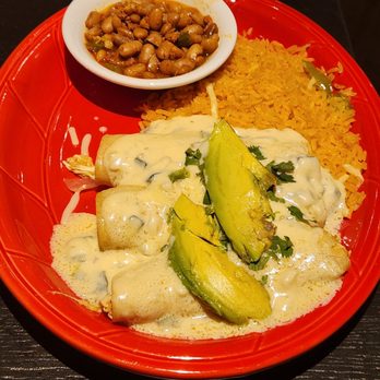 La Huerta Grill - Enchiladas Ala Crema - Mexican Near Me - Broken Arrow, Oklahoma