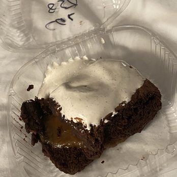 Donnelly Fine Chocolates - Brownie with caramel and marshmallow on top - Candy Stores Near Me - Santa Cruz, California Donnelly Fine Chocolates - Brownie with caramel and marshmallow on top - Candy Stores Near Me - Santa Cruz, California