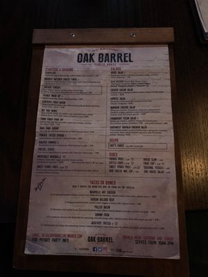 Menu photo 8 Oak Barrel Public House Milwaukee, WI Menu photo 8 Oak Barrel Public House Milwaukee, WI