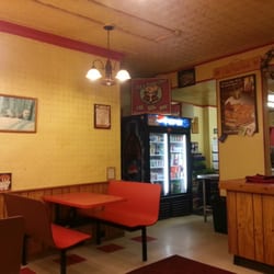 Fox's Pizza Den - Inside the store.