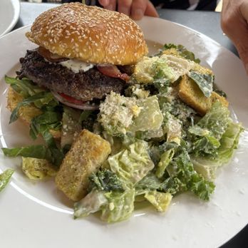 Marlow's Tavern - *BLACK & BLUE burger with HAIL LITTLE CAESAR SALAD - New American Near Me - Cumming, Georgia Marlow's Tavern - *BLACK & BLUE burger with HAIL LITTLE CAESAR SALAD - New American Near Me - Cumming, Georgia