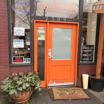 Central Cafe And Juice Bar - Front entry - Juice Bars & Smoothies Near Me - Seattle, Washington