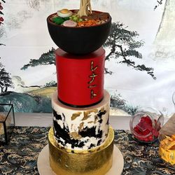 Arty Crafty Cakes - Japanese Theme Cake!