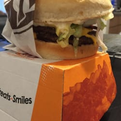 A&W Restaurant - Bacon double cheeseburger