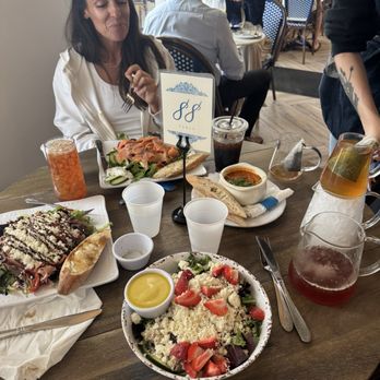 Le Petit Paris - Summer citrus salad, salmon salad and prosciutto and goat cheese salad! - French Near Me - Atlantic Beach, Florida Le Petit Paris - Summer citrus salad, salmon salad and prosciutto and goat cheese salad! - French Near Me - Atlantic Beach, Florida