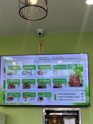 Menu photo 1 Cuon Nem Nuong Westminster, CA