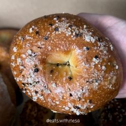 Backyard Bagel - Salt and Pepper Bagel