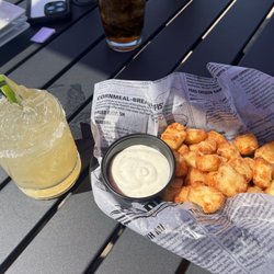 The Flame - Margarita and cheese curds