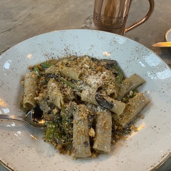 The Ice Plant - Rigatoni with mushroom cream - Cocktail Bars Near Me - St. Augustine, Florida