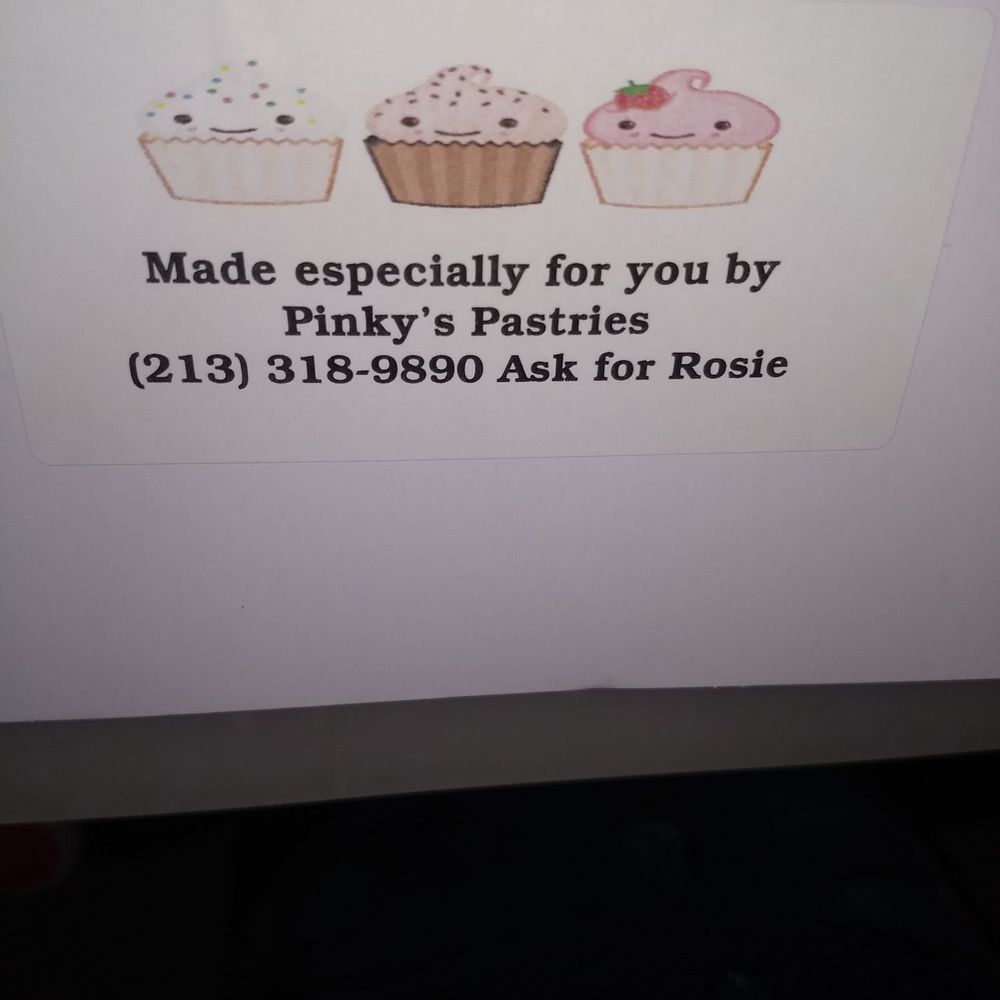 Pink's Parties - three cupcakes with sprinkles on them - Bakeries Near Me