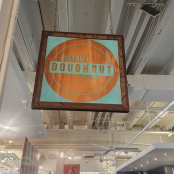 Union Market District - Doughnut shop sign - Public Markets Near Me - Washington, DC, District of Columbia
