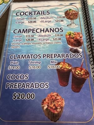 Menu photo 3 Mariscos La Reyna Del Sur Chula Vista, CA