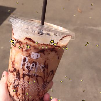 Peet's Coffee - Silo - Chocolate and Caramel Swirl Javiva - Coffee & Tea Near Me - Davis, California
