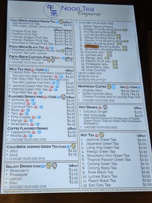 Menu photo 1 Noon Tea Creperie Madison, NJ Menu photo 1 Noon Tea Creperie Madison, NJ