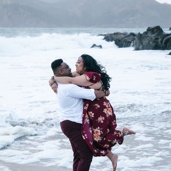 Fioroni Photography - Cold and windy weather, while braving the waters at Baker Beach - Event Photography Near Me