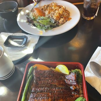 Kaisen don - The unagi don, fried salmon head and chicken teriyaki. - Sushi Bars Near Me - San Leandro, California Kaisen don - The unagi don, fried salmon head and chicken teriyaki. - Sushi Bars Near Me - San Leandro, California