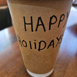 Bowl Boss Acai - Salted Caramel Hot Chocolate with a personalized message