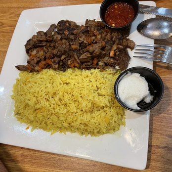 Jasmine Grill - Lamb Beef and Lamb Shawarma Plate - Mediterranean Near Me - Charlotte, North Carolina