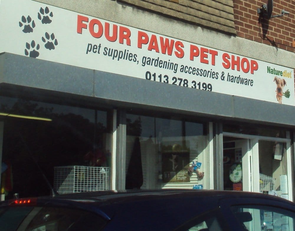FOUR PAWS PET SHOP 199 Butcher Hill, Leeds, West Yorkshire, United
